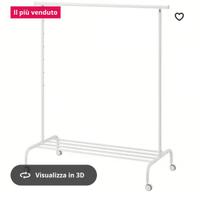 Carrello appendi abiti Ikea
