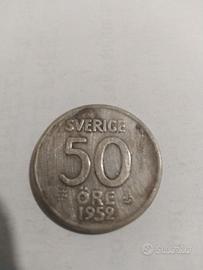 MONETA 50 ORE SVEZIA 