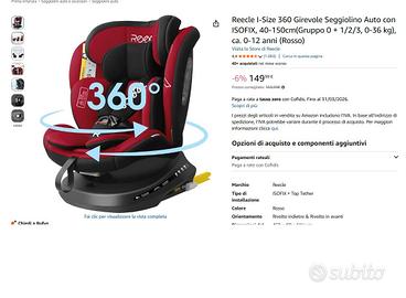 SEGGIOLONE PEG-PEREGO per Auto