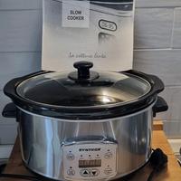 Pentola elettrica Slow cooker in ceramica e vetro