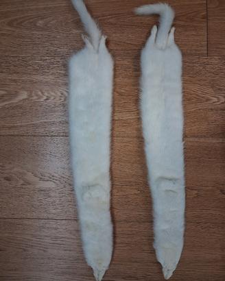 Stole in pelliccia intera ermellino