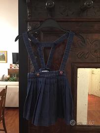 Jacadi Paris Gonna a pieghe in jeans. 3 anni/98 cm