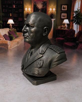 Benito Mussolini - Statua Busto Stile storico