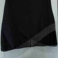 gonna con brillantini pendenti