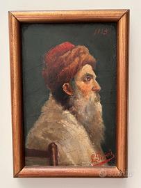 Quadro ritratto uomo orientale 1889