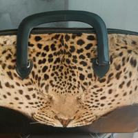 borsa Vintage leopardo vera pelle