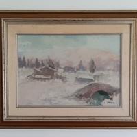 Antonio Sbrana, Nevicata nella campagna toscana