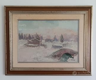 Antonio Sbrana, Nevicata nella campagna toscana