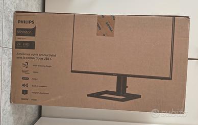 Monitor Philips 24" USB-C 65W IPS 100Hz, nuovo