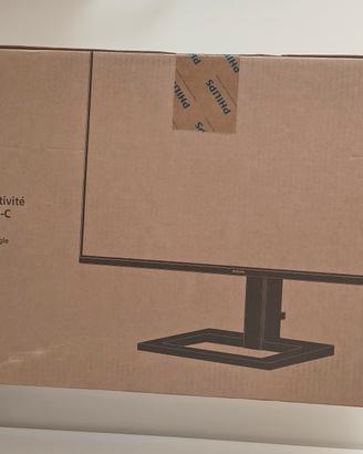 Monitor Philips 24" USB-C 65W IPS 100Hz, nuovo