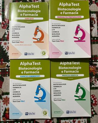 Alpha test biotecnologie e farmacia