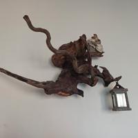 radice decorativa di design opera d'arte 