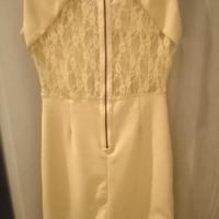 vestito senza maniche e pizzo