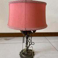 Lampada olio antica trasformata elettrica