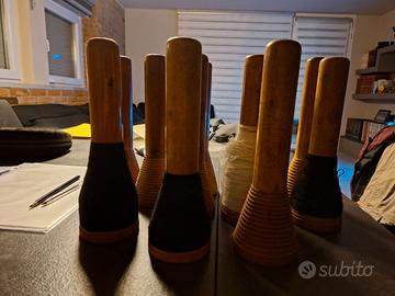 Rocchetti in legno per lana