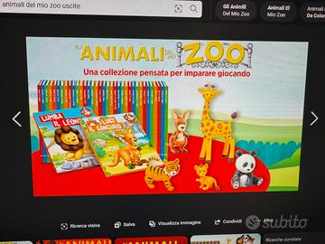 Collezione completa gli animali del mio zoo