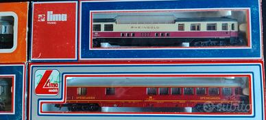 Lima H0 - carrozze passeggeri in scala 1/100
