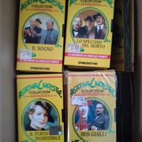 45 VHS Videocassette collezione AGATHA CHRISTIE