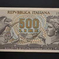 Banconota 500 Lire Aretusa 1970 senza fibrille R2