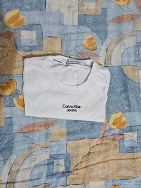 maglietta a maniche corte calvin klein 