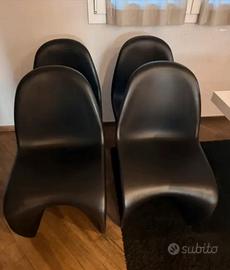 Set 4 sedie modello Panton in resina