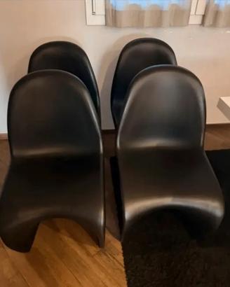 Set 4 sedie modello Panton in resina