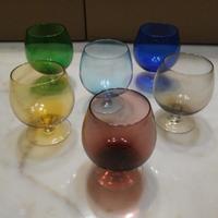 6 bicchieri colorati