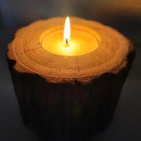 Tronchetto porta candele