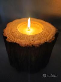 Tronchetto porta candele