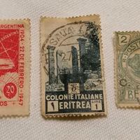 3 Rari Colonie e Storia: Somalia Benadir, Eritrea,