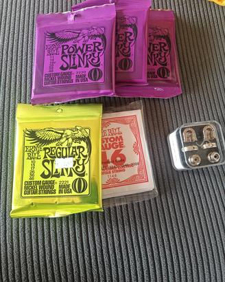 Corde Ernie Ball + S-locks 