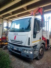 Eurocargo Iveco portata 95 QL con gru