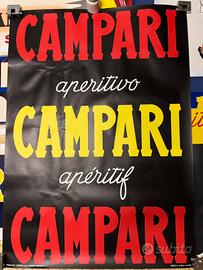 Campari manifesto originale pubblicitario