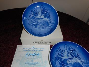 Piatto della Mamma Mother's Day , danese del 1989