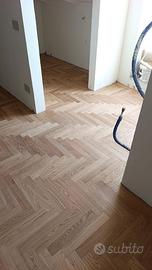 Listello parquet rovere scelta pulita a Cesena