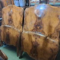 letti in radica di noce 