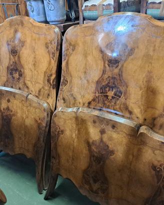 letti in radica di noce 