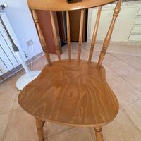 Sedie in legno massello stile rustico – set da 12