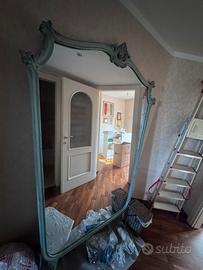 Specchio legno anni 60 legno vintage