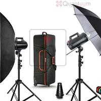 SET FLASH QUANTUUM DA STUDIO + accessori