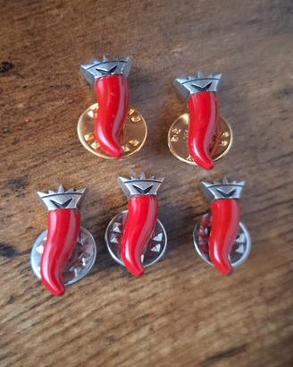 5 spille giacca curniciello portafortuna