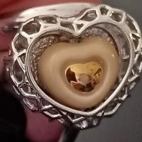 anello Thun con cuore centrale 