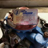 Pompa irrogatrice attacco motocoltivatore