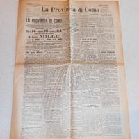 Giornale LA PROVINCIA DI COMO n.2794 del 5.1.1900