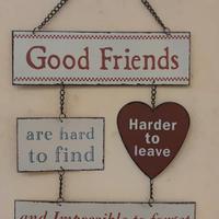 Quadro in ferro "Good Friends"