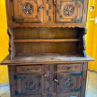Credenza in legno massello stile Val Varaita