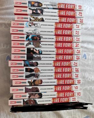 Manga Fire Force 1 e 7, dal 20 al 34