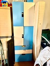 Mobile IKEA STUVA bianco azzurro grande