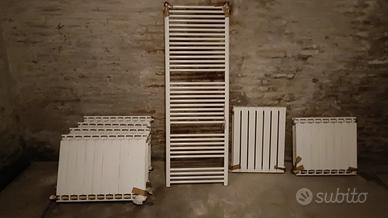 7 Termosifoni e un termoarredo bagno