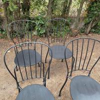 sedie ikea in ferro riverniciate